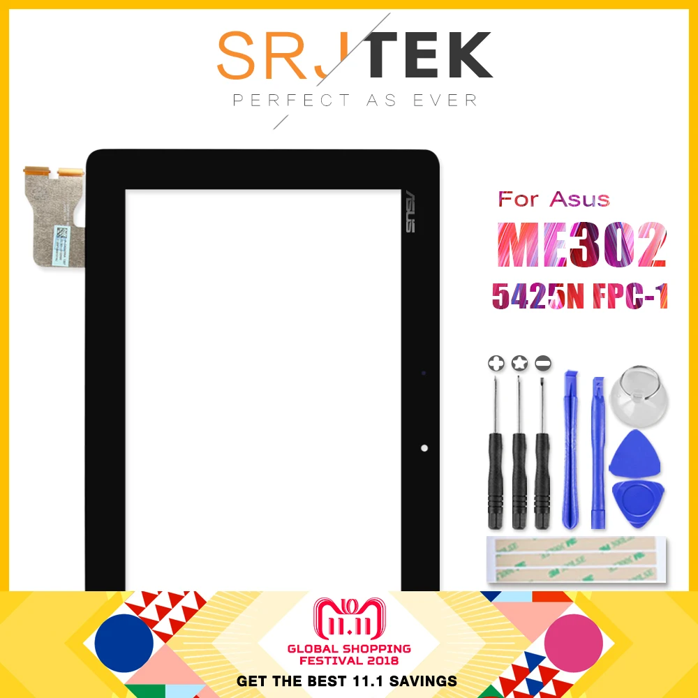 Digitizer For ASUS MeMO Pad FHD 10 ME302 ME302C ME302KL K005 K00A 5425N FPC-1 Touch Screen Digitizer Glass Sensor Tablet Pc Digitizer For ASUS MeMO Pad FHD 10 ME302 ME302C ME302KL K005 K00A 5425N FPC-1 Touch Screen Digitizer Glass Sensor Tablet Pc
