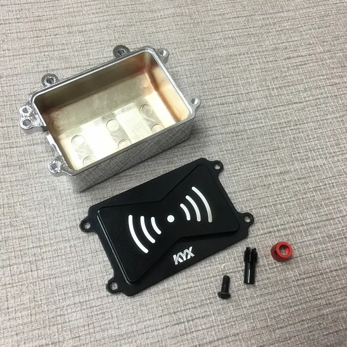 

1/10 Climbing RC Car Upgrade PARTS CNC Aluminum Receiver Box For AXIAL SCX10 Crawler Truck NEW