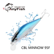 Жесткая приманка ANYFISH CBL в форме гольяна 95F 9 5 см 11 2 г с рыболовными