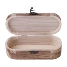 Estuche para gafas de lectura, gafas de sol plegables de madera Natural, estuche de almacenamiento hecho a mano, estuche rígido de protección Vintage