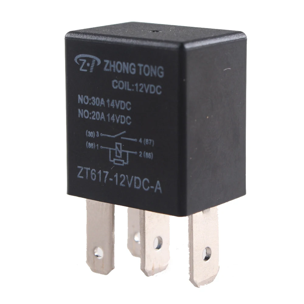 EE support 10 Pcs 20A/30A 12V DC SPST Relay Fan Kit Pump ...