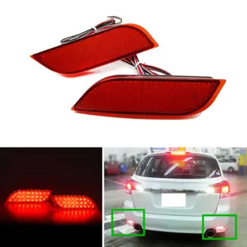 

For SUBARU XV 2012-2016 Impreza 2007-2016 Exiga 2008-2016 Rear fog lamp Assembly Tail Foglight Rear bumper Brake lights 2Pcs