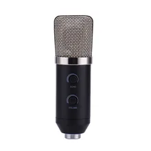 USB Condenser Recording the Sound Audio Processing Wired Microphone with Support for Radio Braodcasting KTV Karaoke