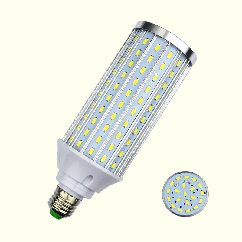 5 шт./лот 5730 лампы Алюминий shell лампа 30W40W50W60W80W 85-265 V E26E27E39E40 светодиодный кукурузы лампа-фонарь уличного освещения Прохладный теплый