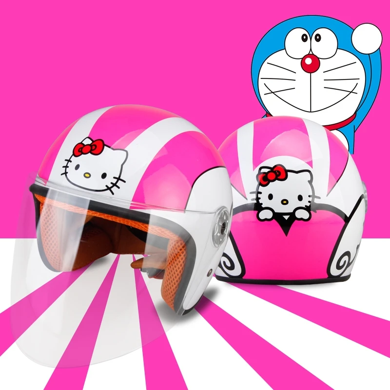 2017 ���ο� �Ϳ��� ���� ������ ���� ��ȭ ������� ��� CASCO Capacete Motocross Motos ��� & ���/2017 new Cute Kids Comfortable Safety cartoon Motorcycle Helm