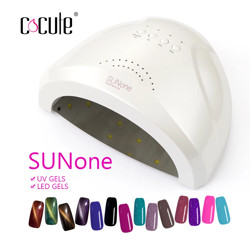 

SUN Nail Lamp Professional White Light Magnetic Removable Bottom 48W UV LED Dryer Curing Gel Nail Polish Nail Art Manicure Tool
