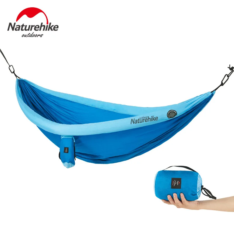 NatureHike Portable 2 Person Hammock High Strength Outdoor Camping Hanging Bed Ultralight 
