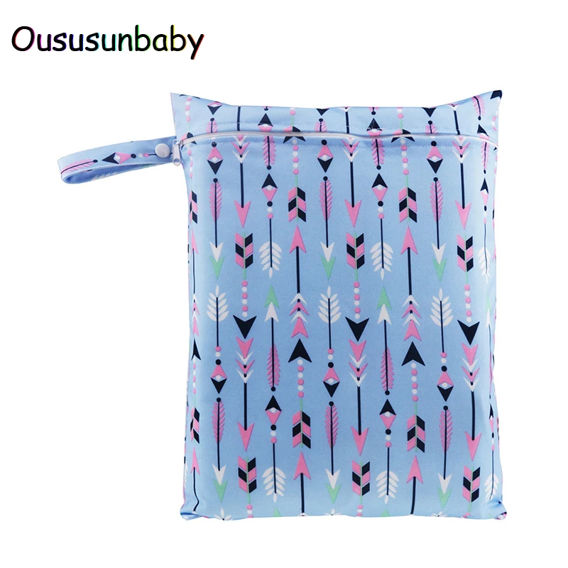 

Diaper Bags Oususunbaby 30*40cm & 15*20cm Baby Cloth Diaper Bag Waterproof Nappies Bags Wet Swim Sport Travel Carry Insert Dry