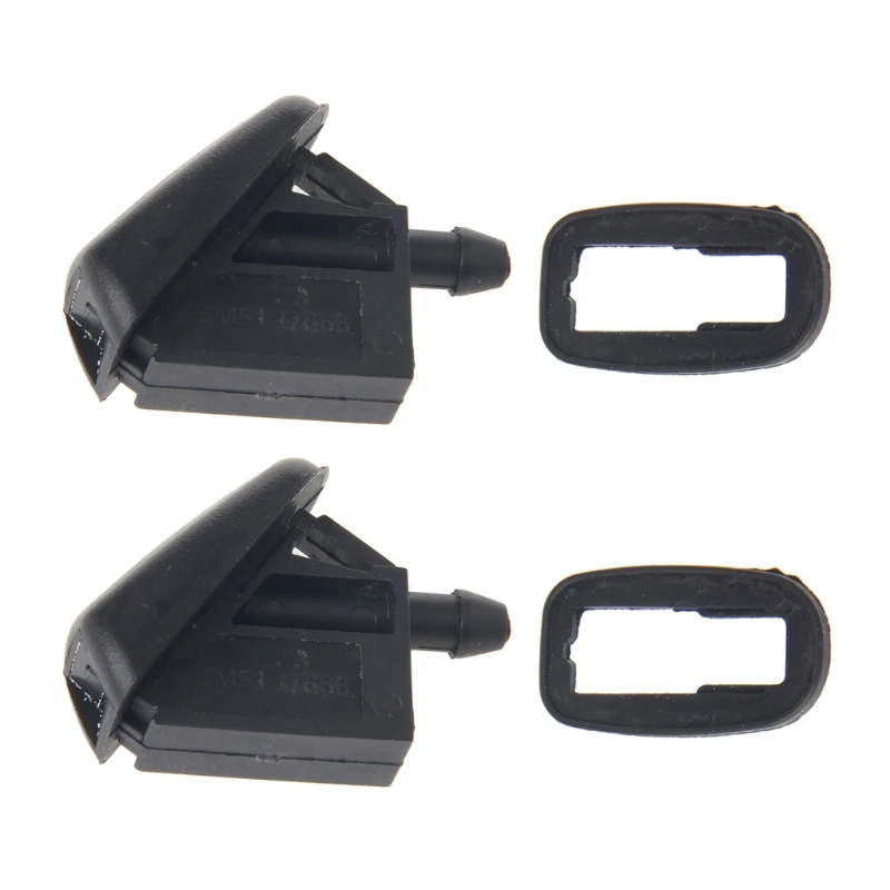 

2 Pcs Fan Shaped Water Spray Windshield Wiper Jet Washer Nozzle For Ford Focus 2 mk2 mk3