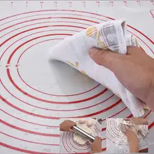 Антипригарный силиконовый коврик для выпечки большая разделочная доска для раскатки теста панель для замеса маты для теста антипригарный кондитерский лист подкладка для духовки