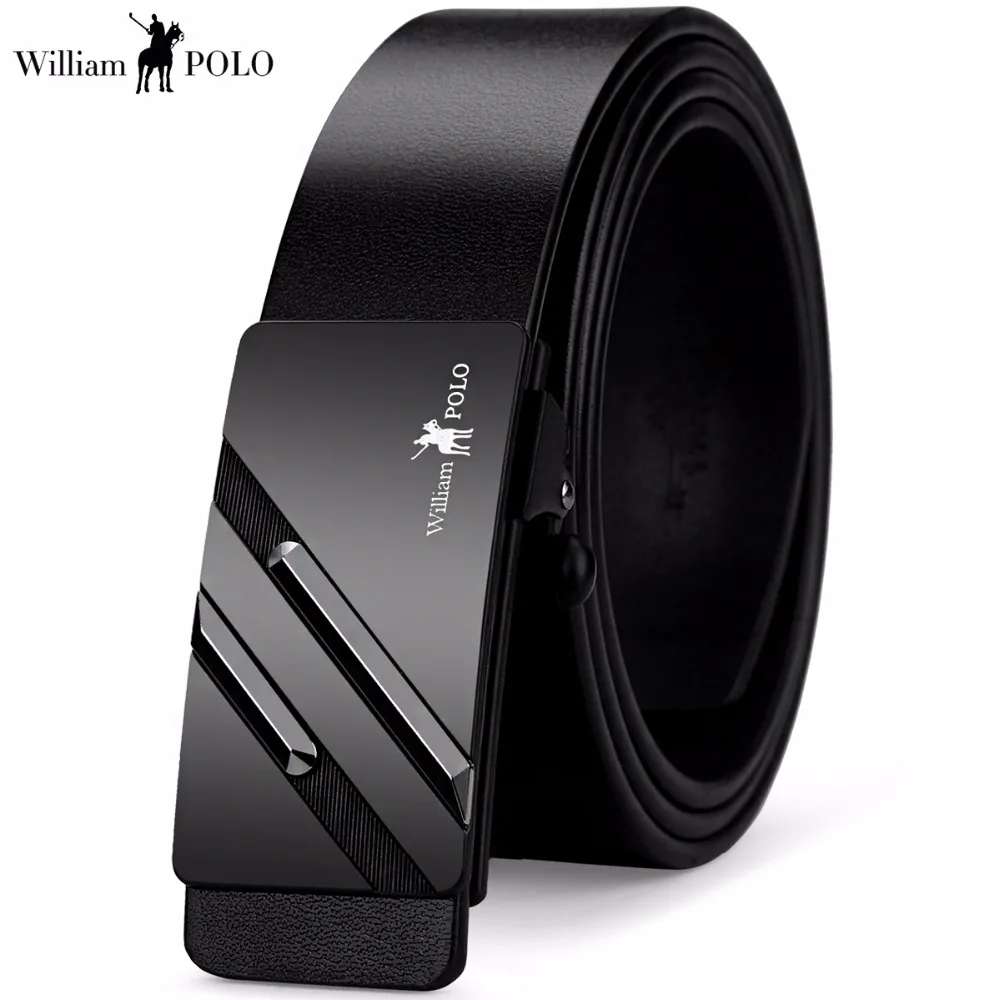 Luxury Brand Mens Belt 2018 Fashion Men Automatic Buckle Male Strap Genuine Leather Belts Men Business Leather Belts
