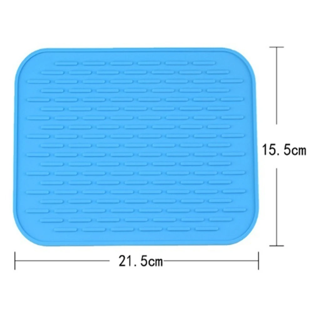 New Kitchen Silicone Heat Resistant Table Mat Non-slip Insulation Pot Pan Holder Pad Cushion Kitchen Pastry Bakeware Mats Placem