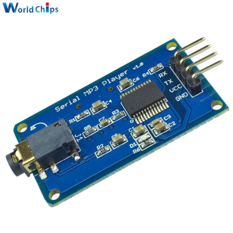 YX5300 UART TTL модуль последовательного управления MP3 музыкальный плеер с поддержкой