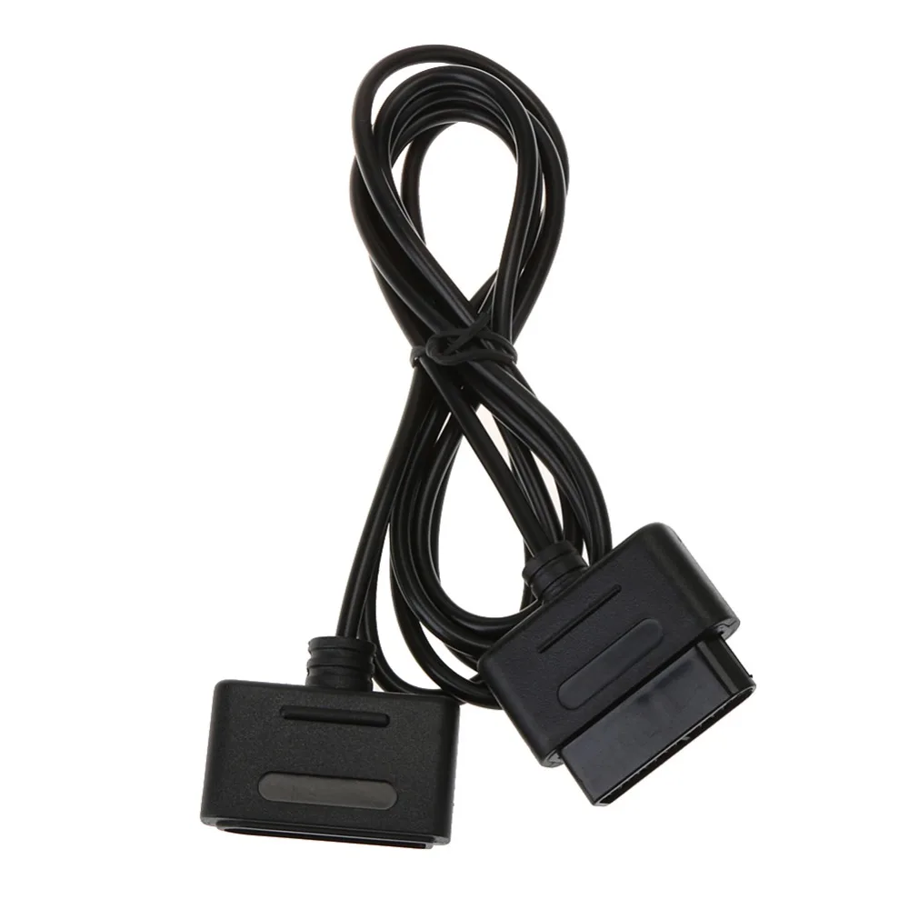 

Black Extension Cable Cords for SNES Game Extension Cable for Super Nintendo SNES Controller Retro-Duo and FC Twin