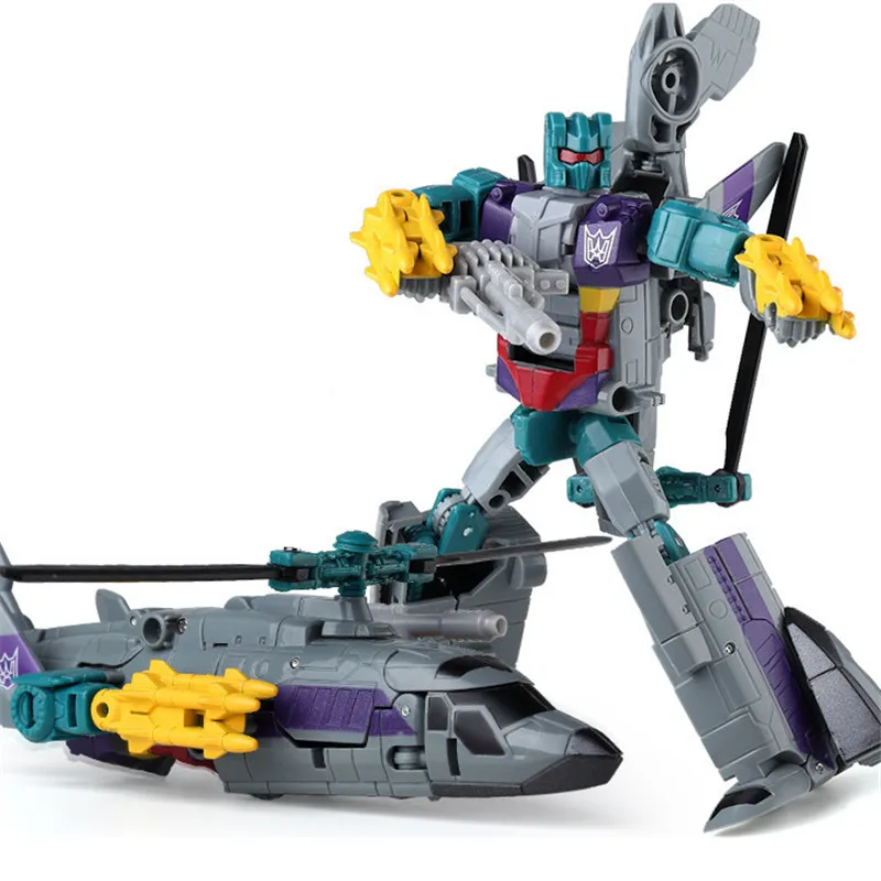 

Haizhixing 5 in 1 Transformation Devastator toys boy Anime Action Figures Robot Car Truck Aircraft tank Military Model kids gift