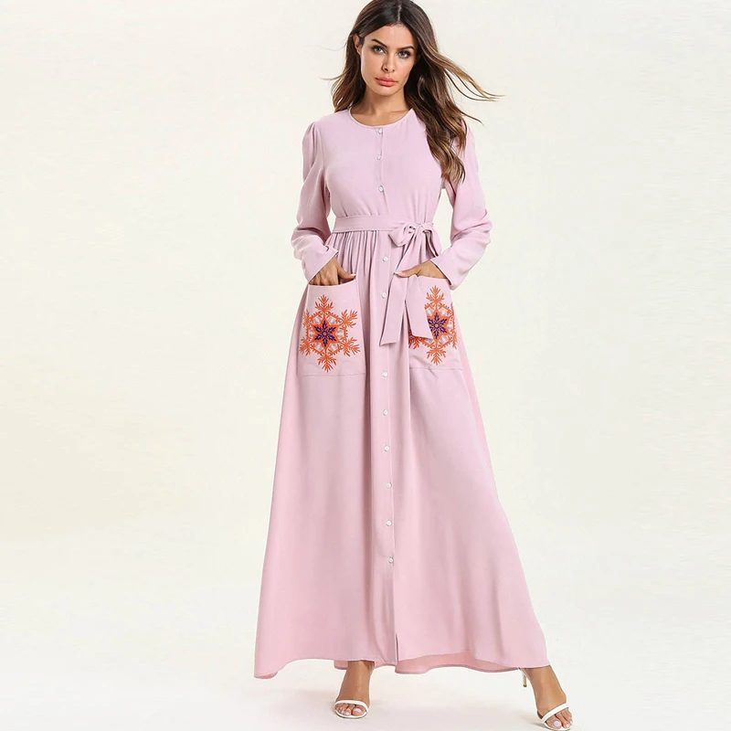 Плюс Размеры Vestidos Абаи мусульманская одежда для Дубай Арабский Мусульманский платье хиджаб джилбаба кафтан Elbise Рамадан Sukienki турецкие