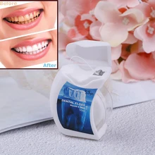 50 м нейлоновая зубная нить для чистки зубов 50 м инструменты для чистки зубов Гигиена полости рта уход за зубами