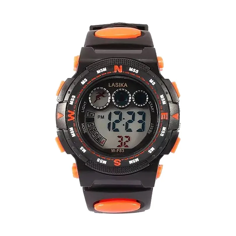 

Multi Function Alarm Clock Student Waterproof Sports Fashion Electronic Watch Kids Watches Gps Track Watch #4a11