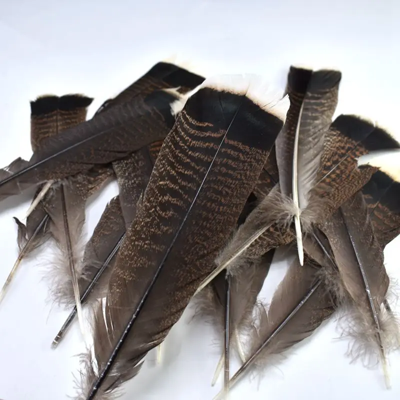 

wholesale natural eagle feathers for crafts Party decorative 25-30cm feathers for jewelry making DIY home Headwear Accessories