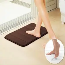 40*60/50*80 см коралловые флис мягкая Нескользящая воды Впитывающий Коврик Дверь кухни, ванной коврик ковер дома Docor