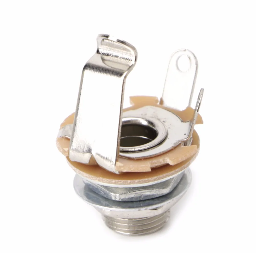 

New 1/4" Mono Female Input Jack Socket Plug For Electric Guitar Bass