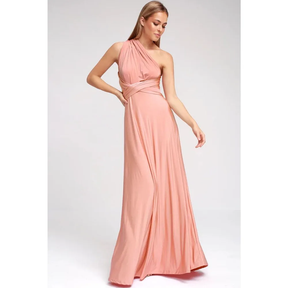 Sexy Women Multiway Wrap Convertible Boho Maxi Club Red Dress Bandage Long Dress Party Bridesmaids Infinity Robe Longue Femme
