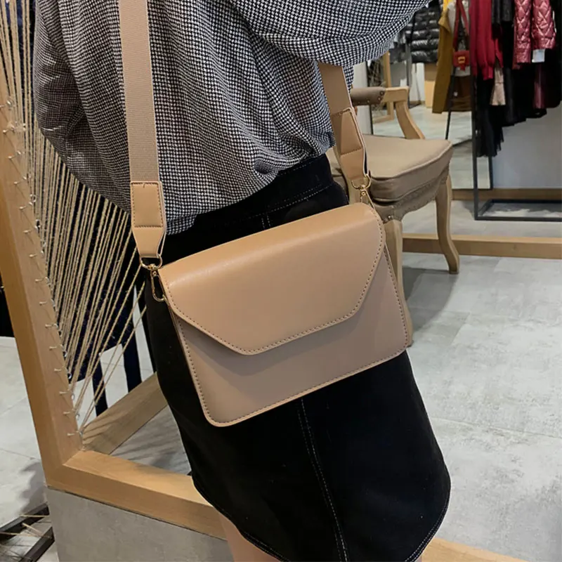 

2018 New Soft Crossbody Bags For Women Pu Leather Handbags Designer Women Shoulder Bags High Quality Solid Women Messenger Bags