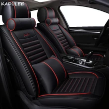 KADULEE car seat covers for Mitsubishi outlander sport pajero ASX Lancer SPORT EX Zinger FORTIS Outlander