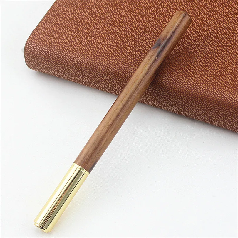 

Luxury wood Ballpen Ballpoint Pens 0.5mm Medium Refill Writing Name Ball Pen Stationery Office
