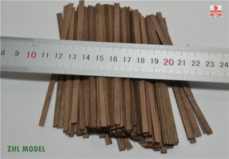 ZHL Sapele деревянные полоски(короткие), 100 штук модель корабля