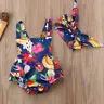

Tropical Fruit Newborn Baby Girl Clothes Flower Jumpsuit Romper Outfits