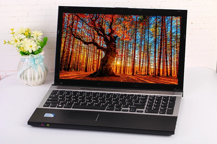 Deeq 15.6 дюйма Тетрадь компьютер Intel Core i7 Процессор DVD ROM 4 ГБ Оперативная память 240 SSD +