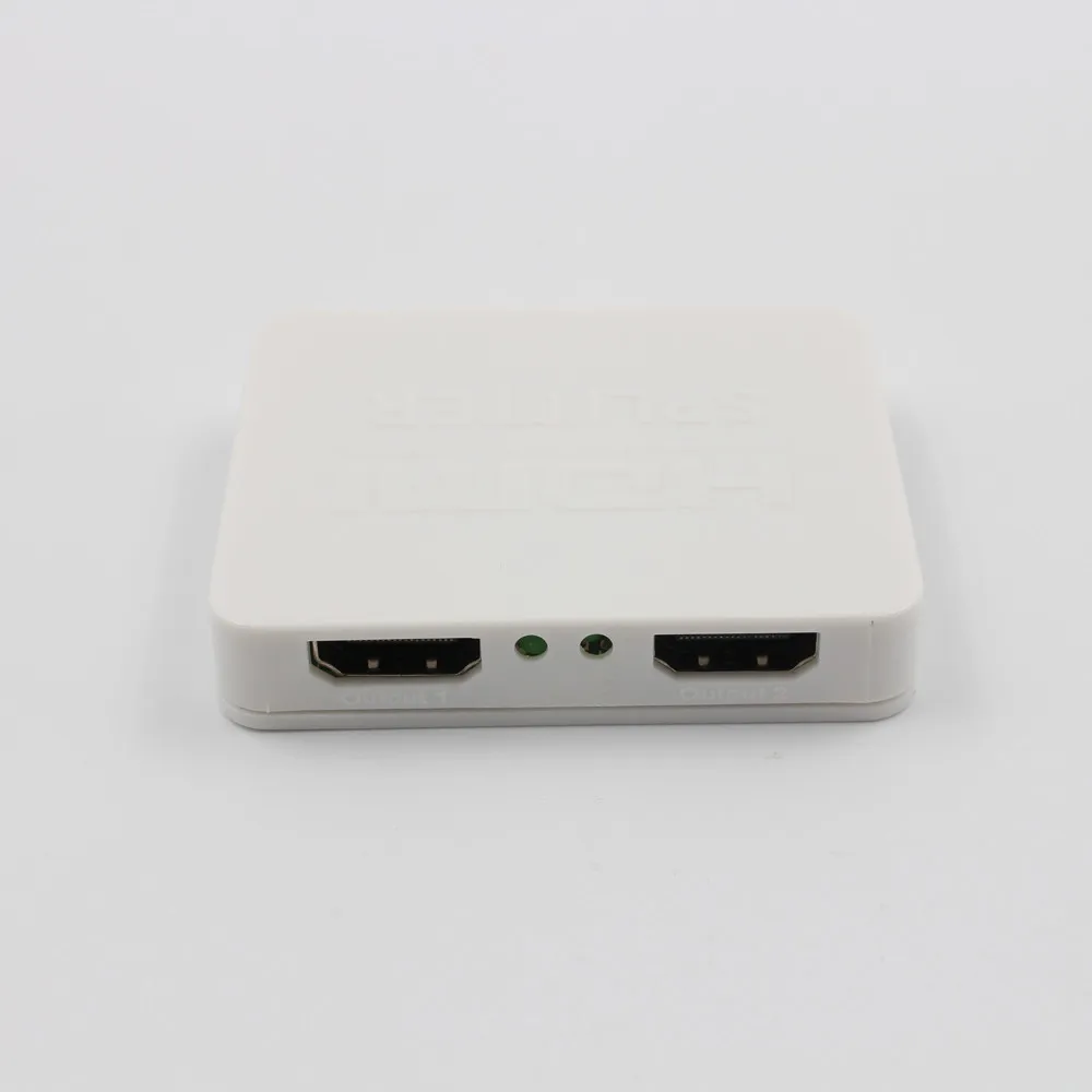 CARPRIE полезный Полный 3D 4 k HDMI сплиттер 1x2 1 в 2 из репитер усилитель подключение 2 телевизора Кабель адаптер Прямая