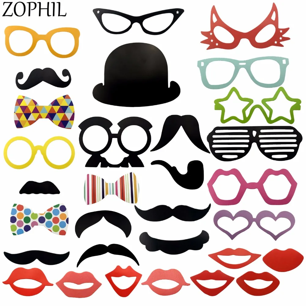 Фотофон ZOPHIL 31 шт. для свадебных украшений реквизит фотостудии вечеринки дня