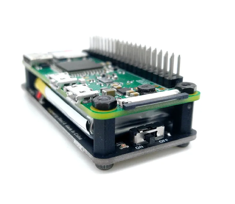 Lusya Raspberry Pi Zero UPS Плата расширения питания с интегрированным серийным портом, обнаружение мощности T0229