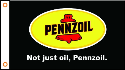 Пользовательский флаг автомобиля PENNZOIL баннер 3x5ft 100D полиэстер 01 | Дом и сад