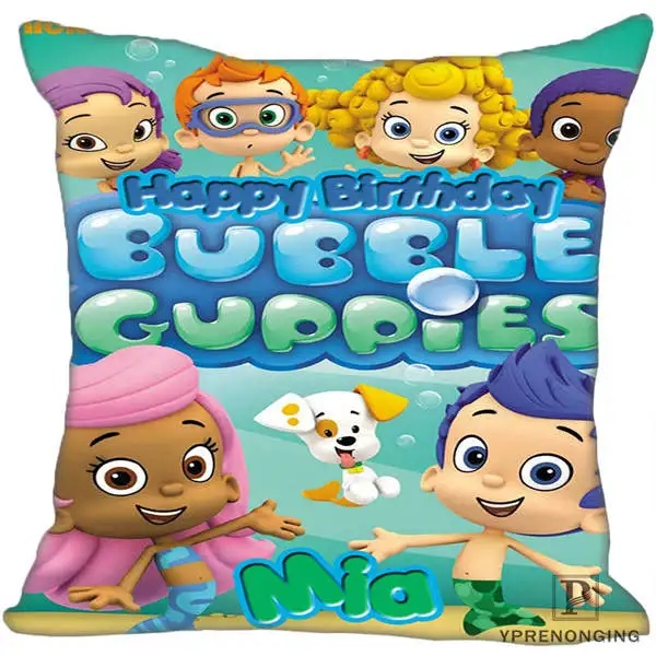 Заказная декоративная наволочка Bubble Guppies квадратная Наволочка на молнии лучший подарок(с одной стороны) 180516-23 - Цвет: Square Pillowcases