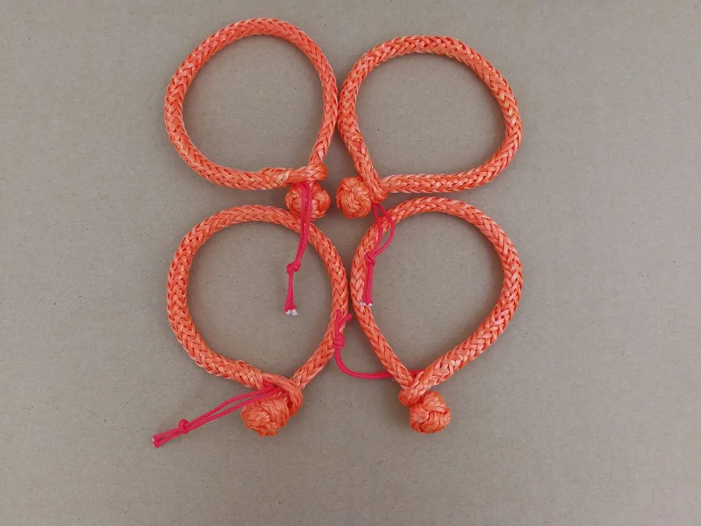 Buy 4pcs 4mm*90mm Orange Soft Shackles,UHMWPE Shackle