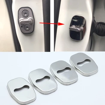 

For Citroen SPACETOURER 2016 2017 Excellent Stainless Steel Door Lock Buckle Protective Cover Auto Case Car Styling