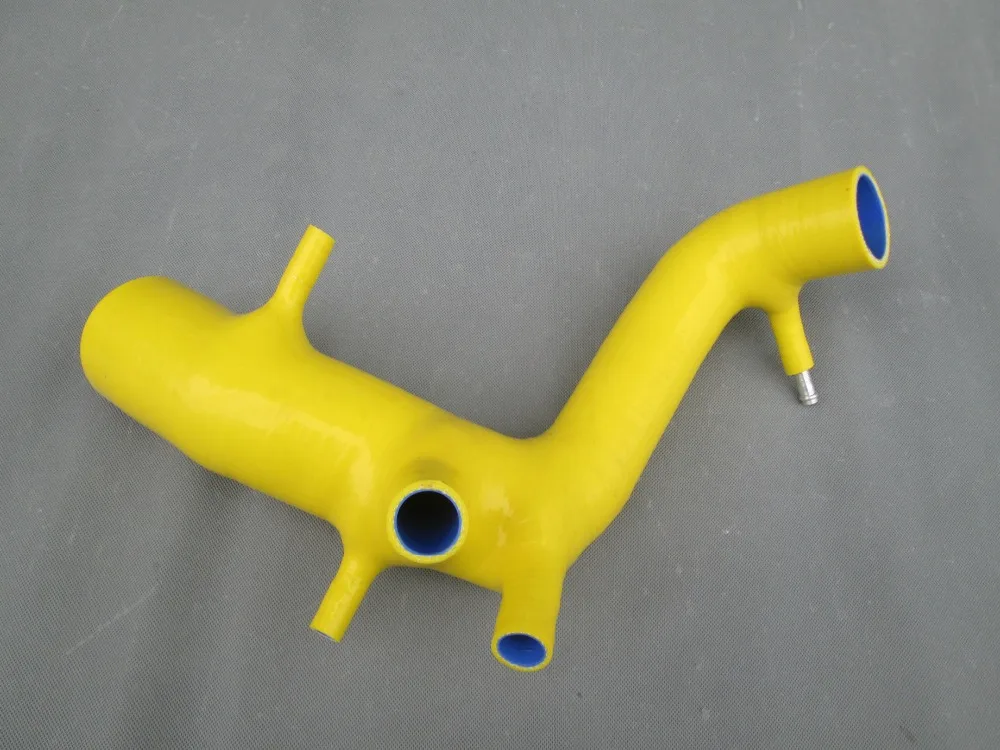 For Audi TT VW Golf MK4 1.8T Turbo GTi Silicone Air Intake Induction Hose YELLOW in Hoses