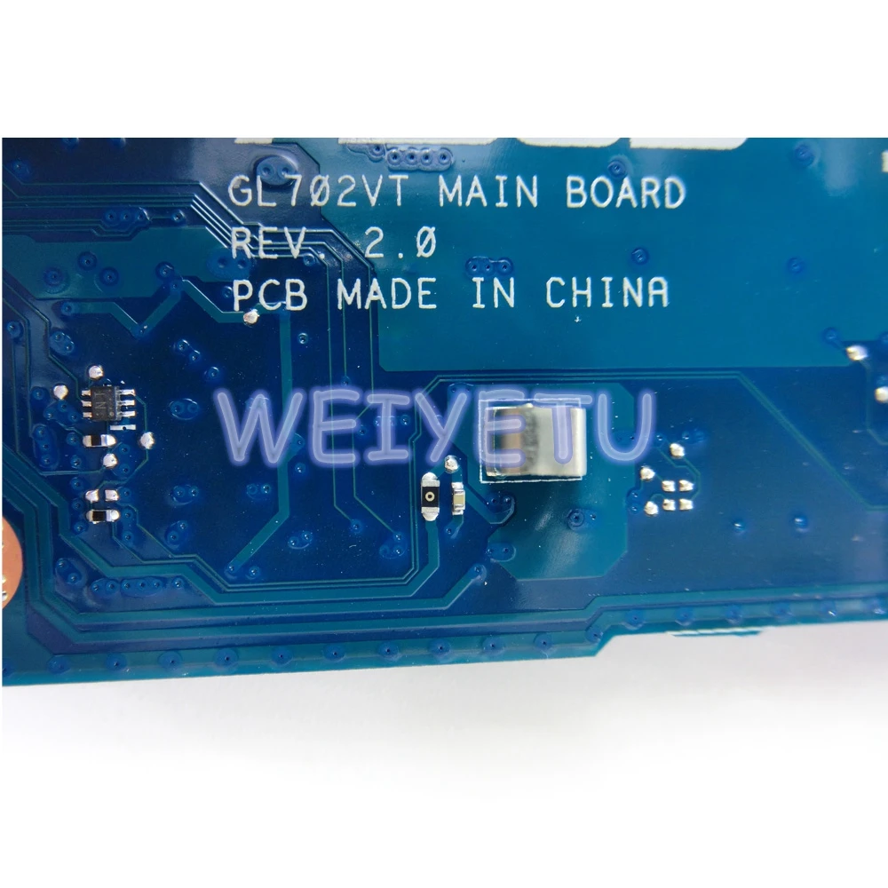 Most effective  GL702VT Motherboard For ASUS GL702VM GL702VT GL702V With Core I5-6300HQ CPU DDR4 GTX970M 3GB N16E-G