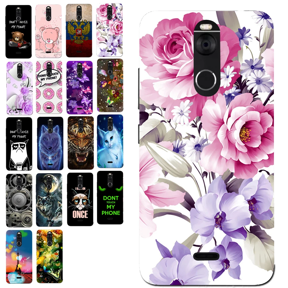 Роскошный чехол для Fly FS520 Selfie 1 крышка с флорой и цветочным узором|phone cases|case for flycase
