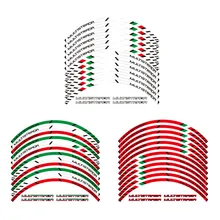 Колеса мотоцикла таблички светоотражающие наклейки обода в полоску для DUCATI MULTISTRADA 1260 1200 1200 s