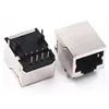 Connecteur RJ45 8P8C, 10 pièces, Interface de câble à 8 broches, blindé, lumière à tête de cristal, en coque de cuivre ► Photo 1/4