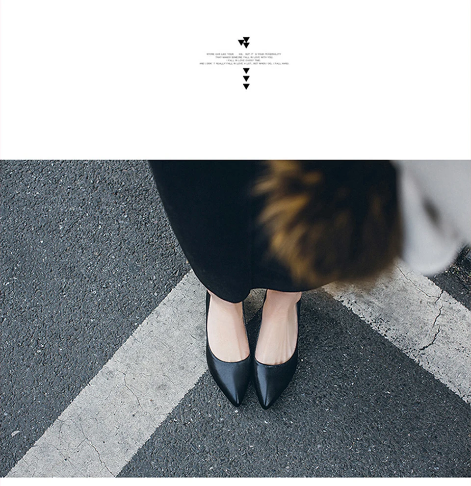 Цвет коричневый, Размер 4, 34, черный; официальная обувь с острым носком; туфли-лодочки из натуральной кожи; элегантная обувь; женские офисные туфли-лодочки на низком каблуке