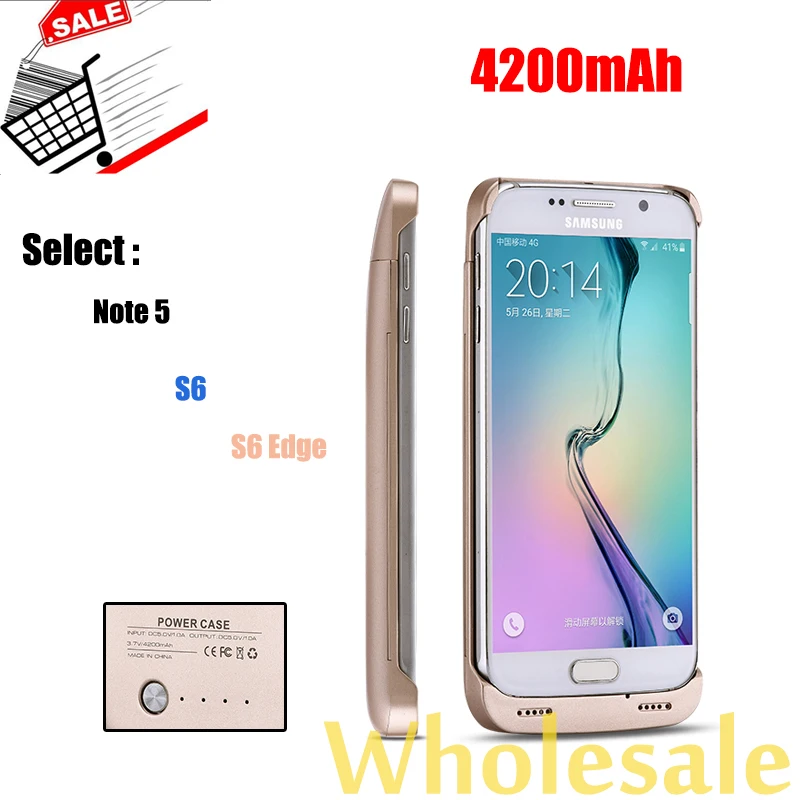 bilder für Für Samsung S6 rand + plus Power Fall 4200 mAh Externe Batterie ladegerät Batterie Fall Galaxy S6 Rand Plus/Note5 432 Backup ladegerät bilder für Für Samsung S6 rand + plus Power Fall 4200 mAh Externe Batterie ladegerät Batterie Fall Galaxy S6 Rand Plus/Note5 432 Backup ladegerät