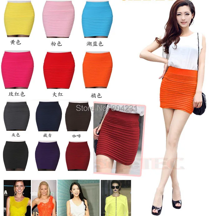 

New 2016 Sping Autumn Summer Skirts Stretch Sexy Half length Shorts Women Elastic Mini A Line Skirt Three Crystal Yz