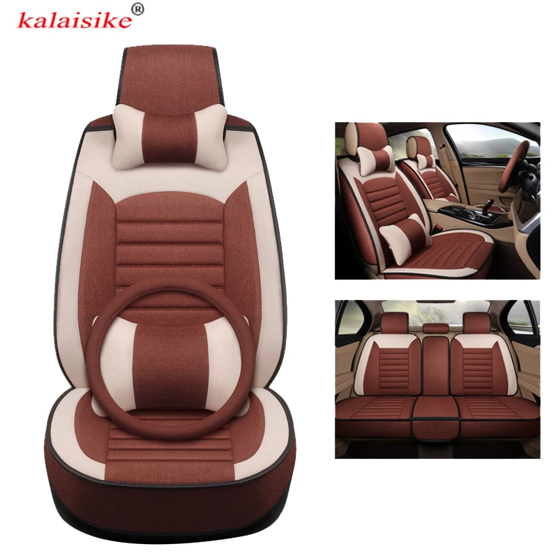 Kalaisike Flax Universal Car Seat Covers For Suzuki Swift Sx4 Grand