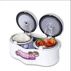 220 В 4L Multi-functional Intelligent Electric Rice cooker 3 цвета доступны с 2 Inners Electric Rice cooker Machine