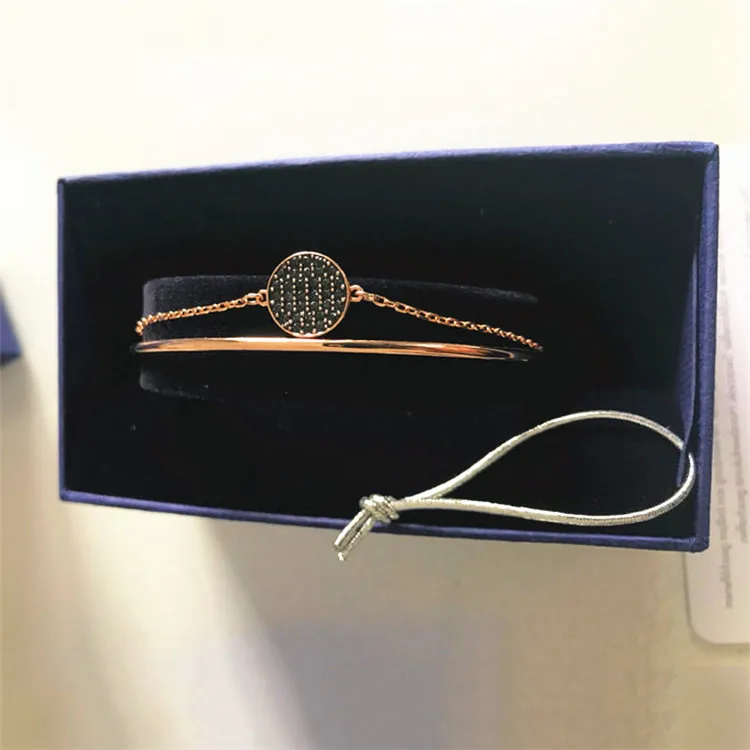 Модный стильный и простой универсальный браслет ювелирные изделия из австрийского хрусталя для женщин и женщин как милые подарки